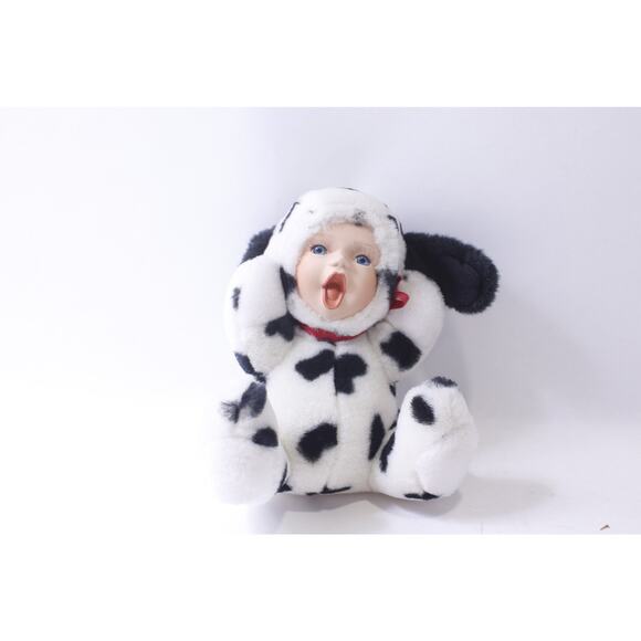 Geppedo Cuddle Kids, Danny Dalmatian, Plush Doll, Baby in Fuzzy Animal Pajama, - Picture 1 of 2